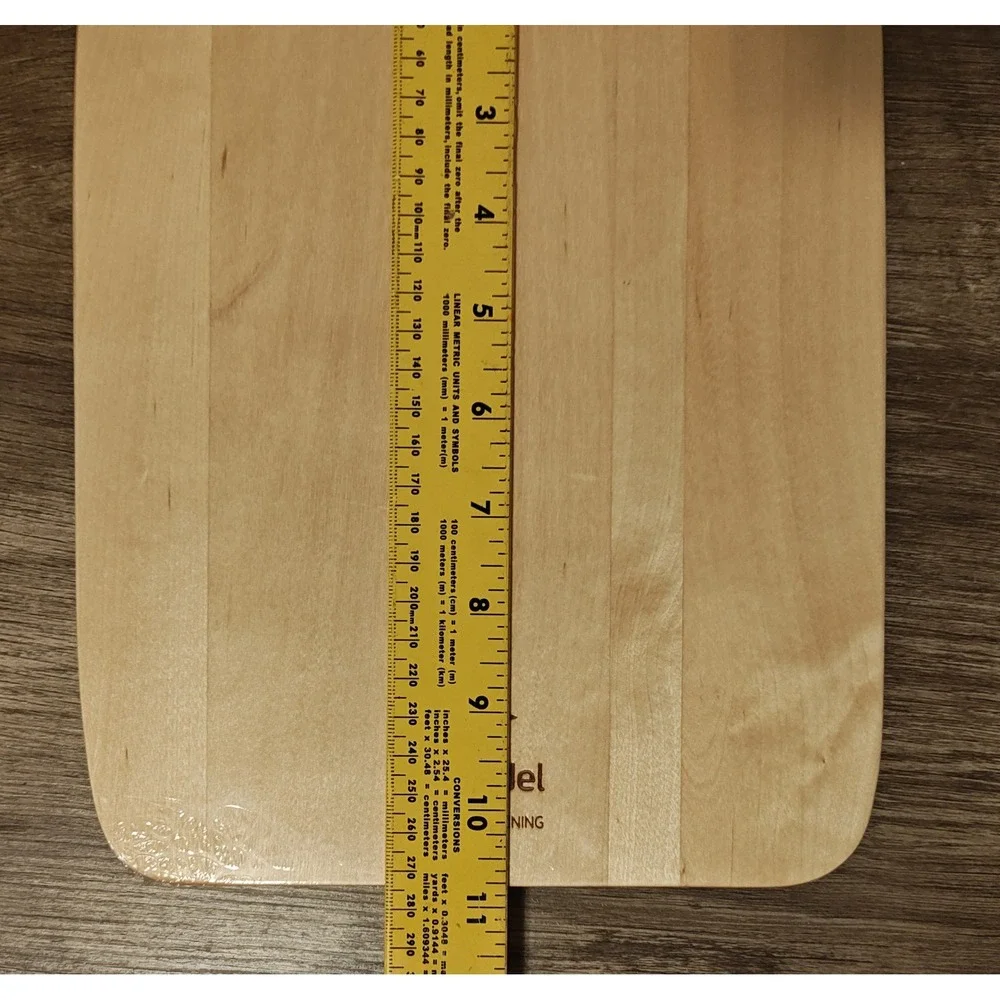 Canadel Cutting Board and Art of Dining Book Set OS Natural Wood Gift‎ Box